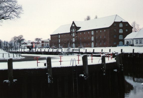 packhaus im Winter